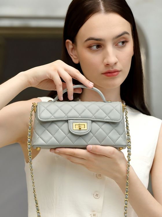 Elova Handcrafted Genuine Leather Crossbody Bag in Black - E665 view 4