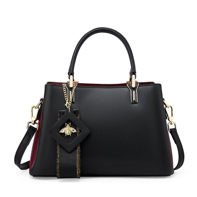 Elova Handcrafted Genuine Leather Crossbody Bag in Black - E176 view 8