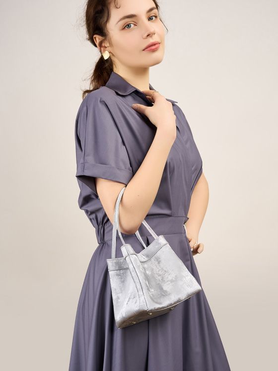 Elova Handcrafted Genuine Leather Crossbody Bag in Green - E198 view 2