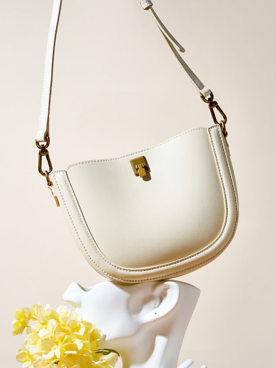 Elova Handcrafted Genuine Leather Crossbody Bag in Black - E343 view 6