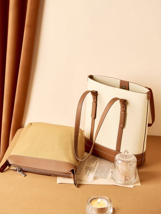 Elova Handcrafted Genuine Leather Bag in Black - E264 view 7