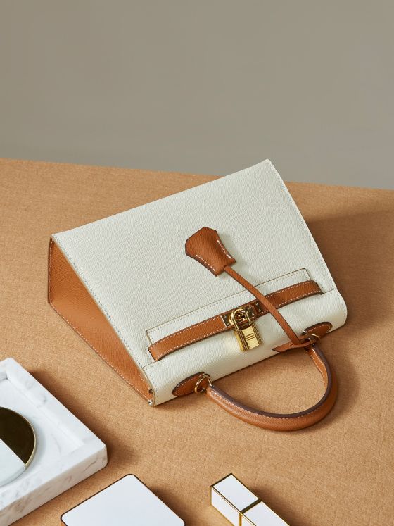 Elova Handcrafted Genuine Leather Crossbody Bag in White - E458 view 6