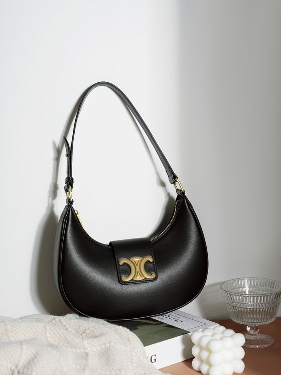 Elova Handcrafted Genuine Leather Crossbody Bag in Black - E210 view 6