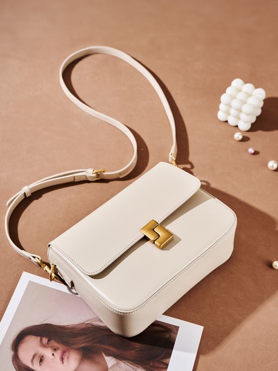 Elova Handcrafted Genuine Leather Crossbody Bag in Black - E185 view 5