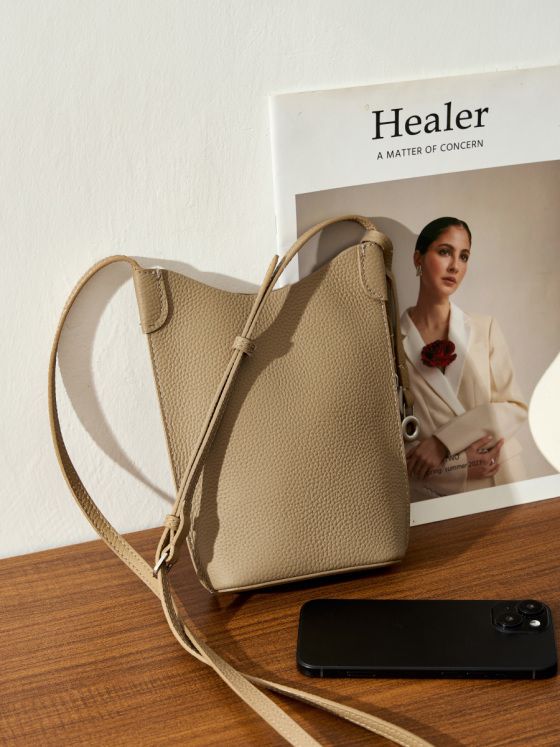 Elova Handcrafted Genuine Leather Mini Crossbody Bag in Black - E440 view 6