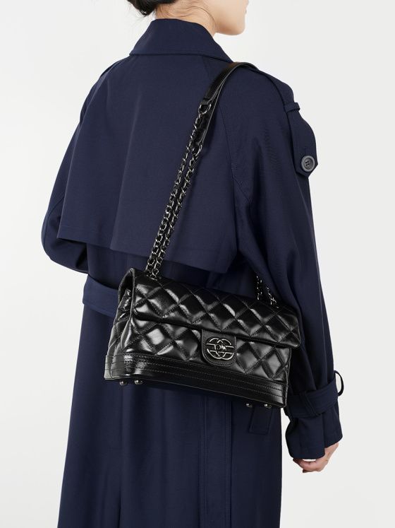 Elova Handcrafted Genuine Leather Crossbody Bag in Black - E241 view 2