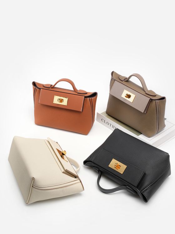 Elova Handcrafted Genuine Leather 424mini Crossbody Bag in Black - E215 view 7