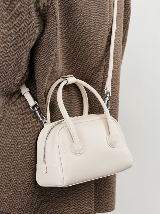 Elova Handcrafted Genuine Leather Margeshmini Bag in Black - E178 view 2