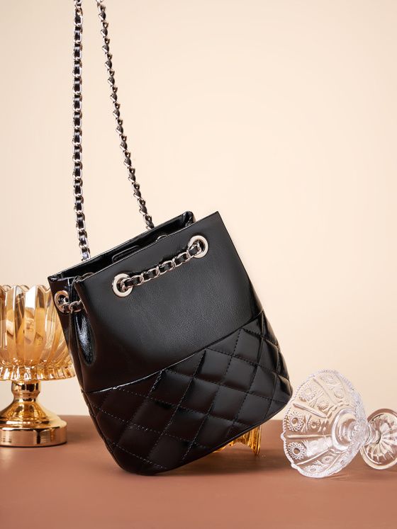 Elova Handcrafted Genuine Leather Crossbody Bag in Black - E338 view 5