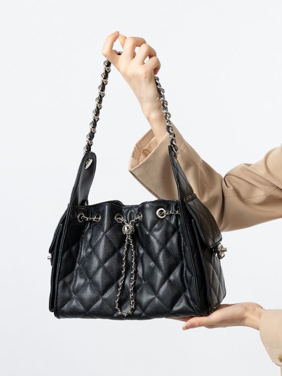 Elova Handcrafted Genuine Leather Crossbody Bag in Black - E716 view 5