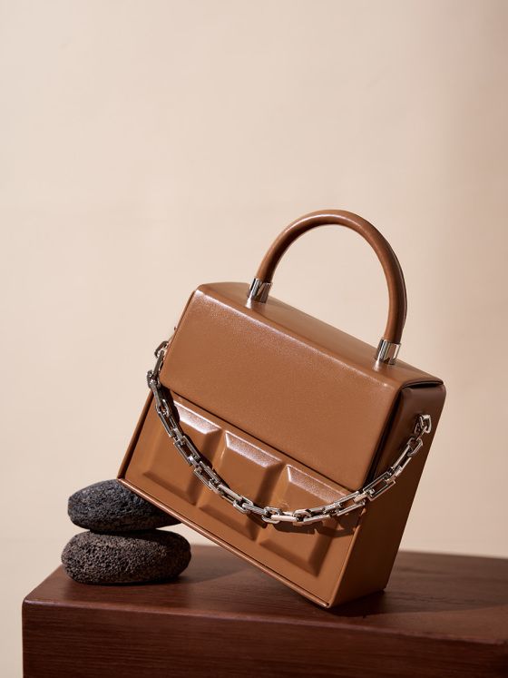 Elova Handcrafted Genuine Leather Crossbody Bag in Black - E189 view 6