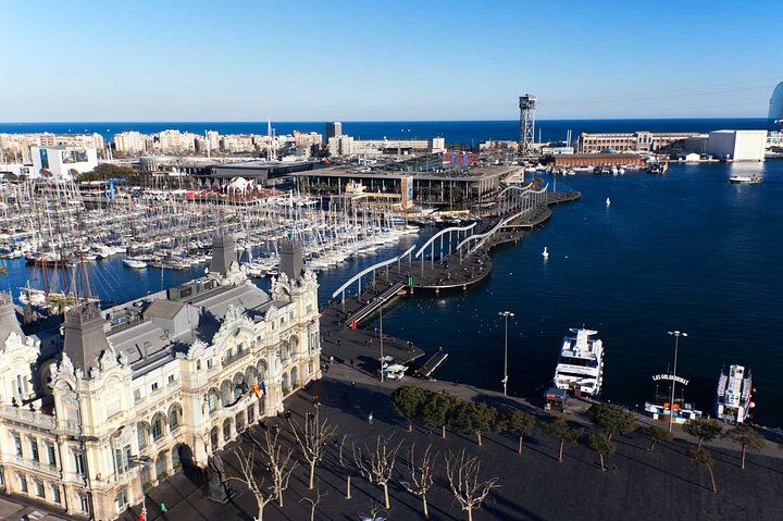 Barcelona Old Town Port and Boat trip
