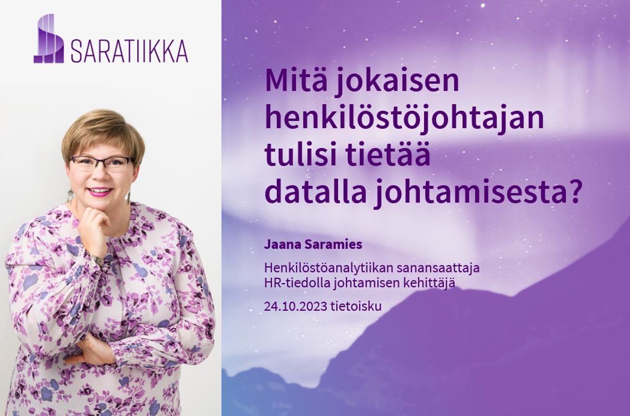 Mitä jokaisen henkilöstöjohtajan tulisi tietää datalla johtamisesta