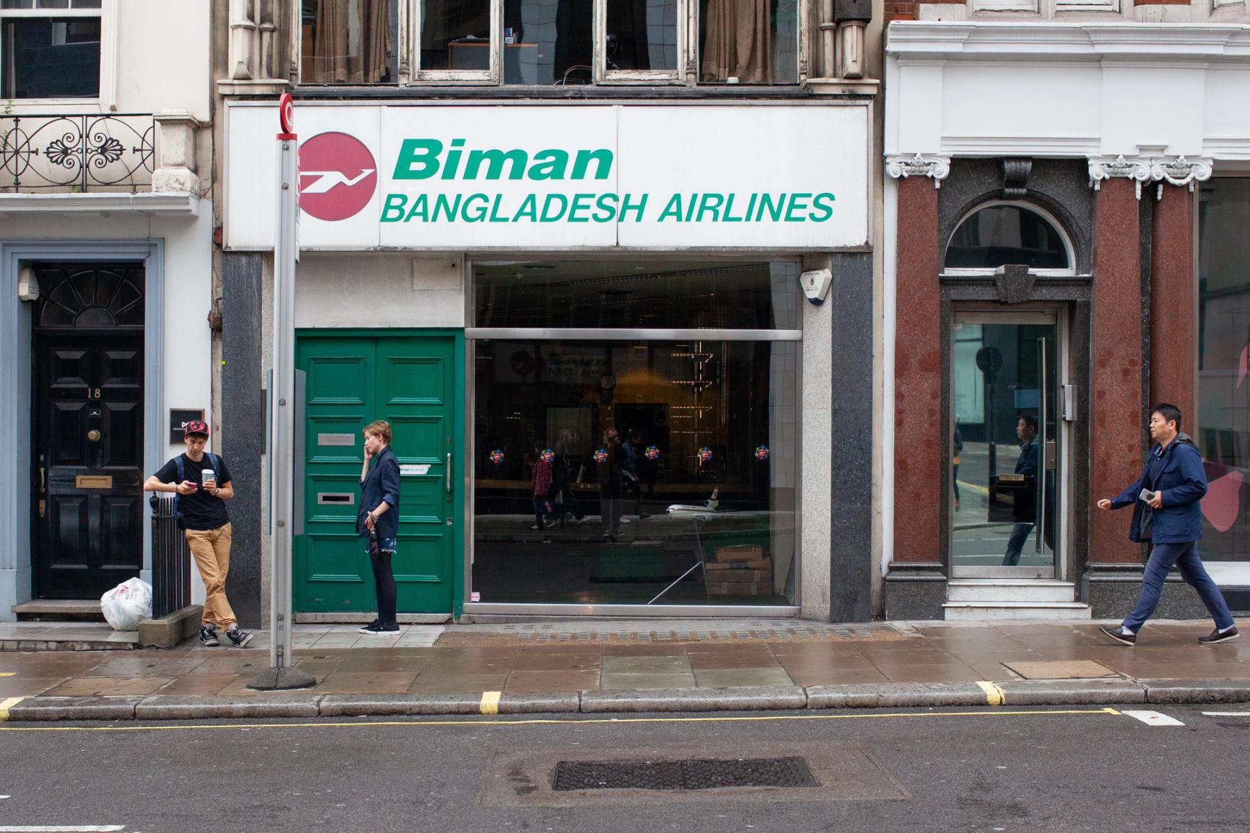 Biman Bangladesh, London, 2016