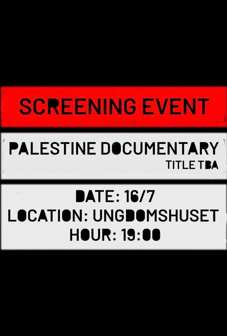 Palestine Documentary Movie Night