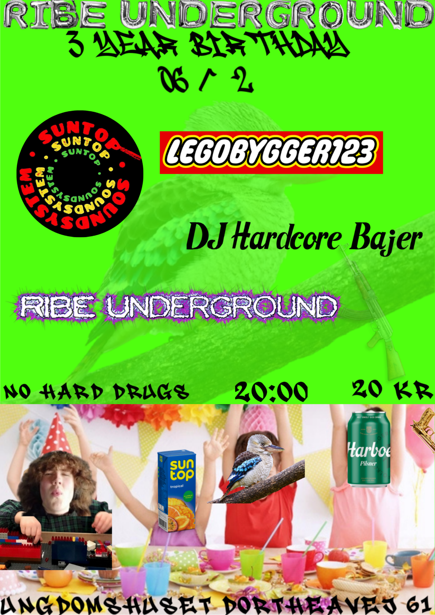 RIBE UNDERGROUND 3 YEAR BIRTHDAY