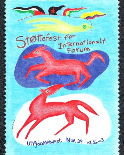 !!AFLYST OG FLYTTET!! STØTTEFEST FOR INTERNATIONALT FORUM 