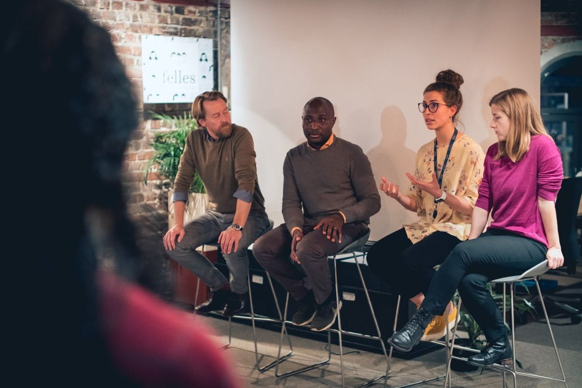 Picture of Nina Heir Speaking at Diversify's event
