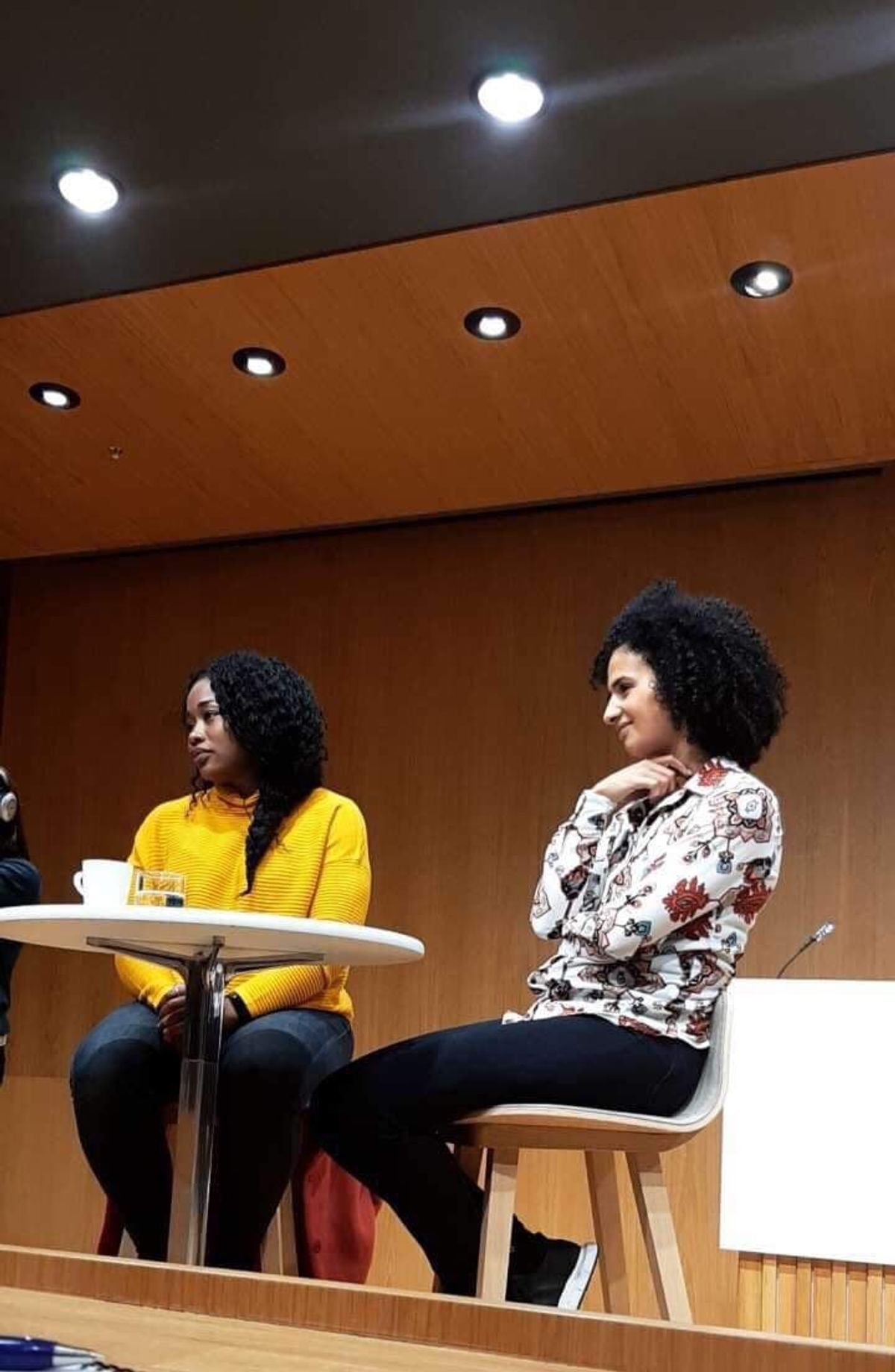 Chisom Udeze and Leila Rossow at Papillon Bergen