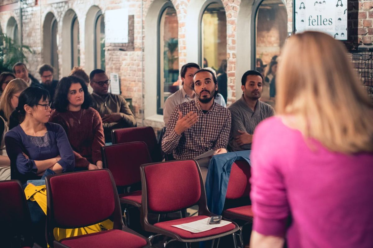 Pictures of Audience members at Event