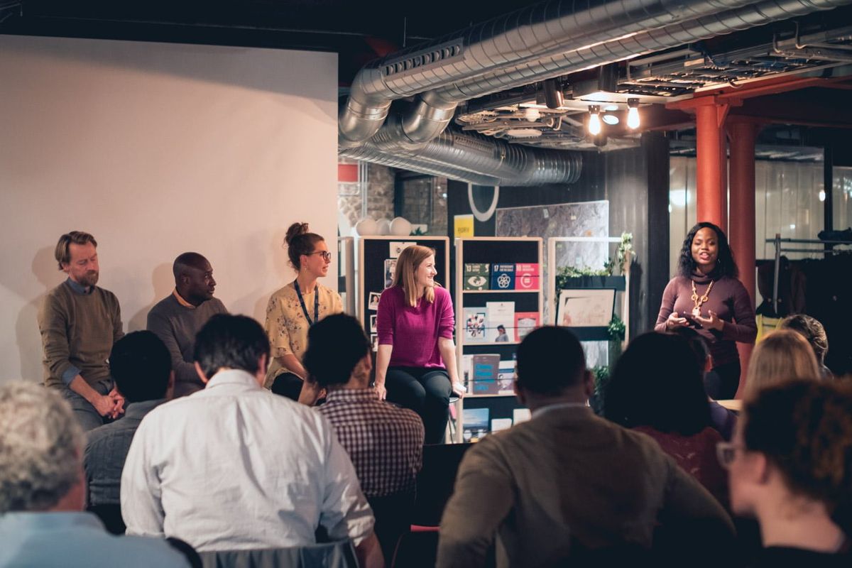 Pictures of Panelists at Meet the Stakeholder's event