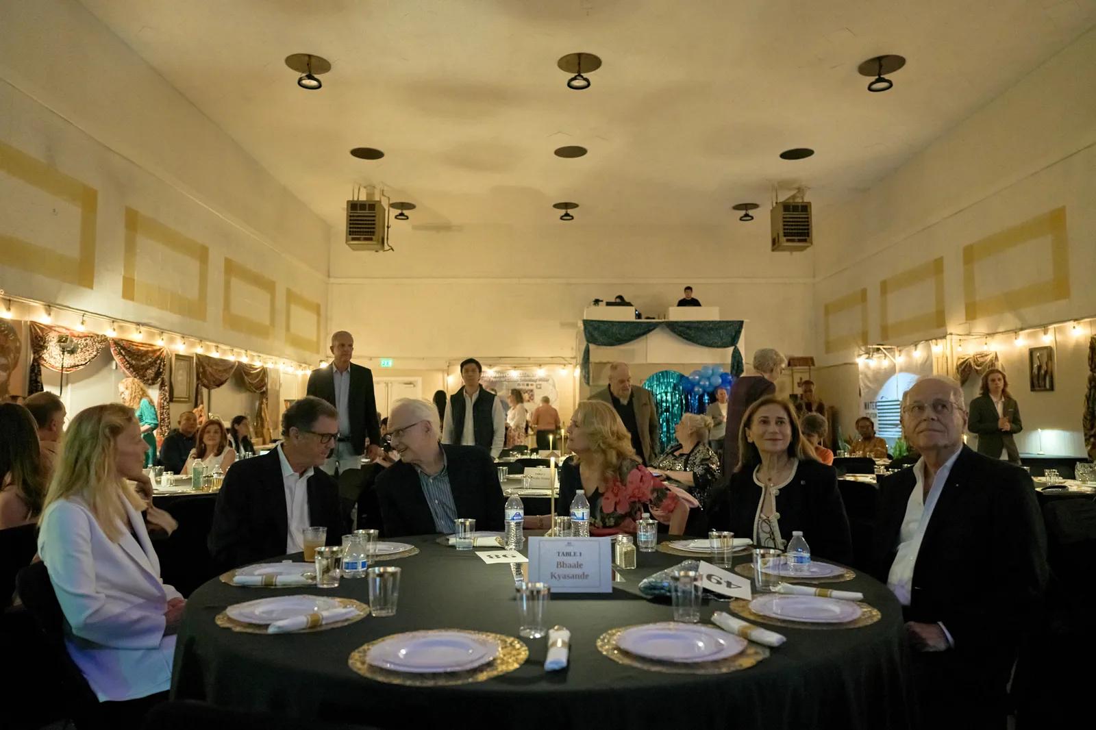 The Fellowship Hall prepared for the 2026 Water for Life Benefit Gala.