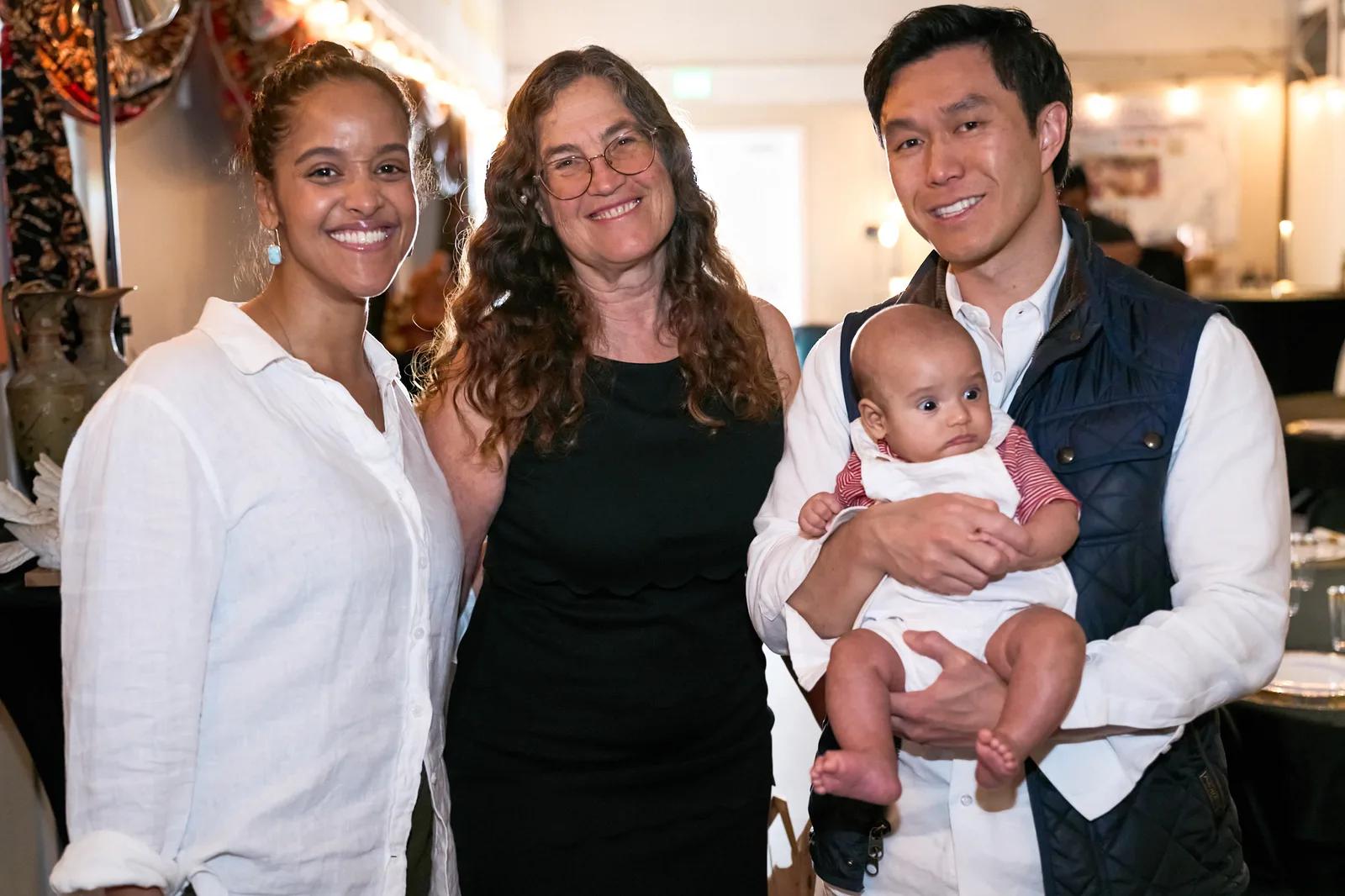 A family smiling together at the 2026 Water for Life Benefit Gala.