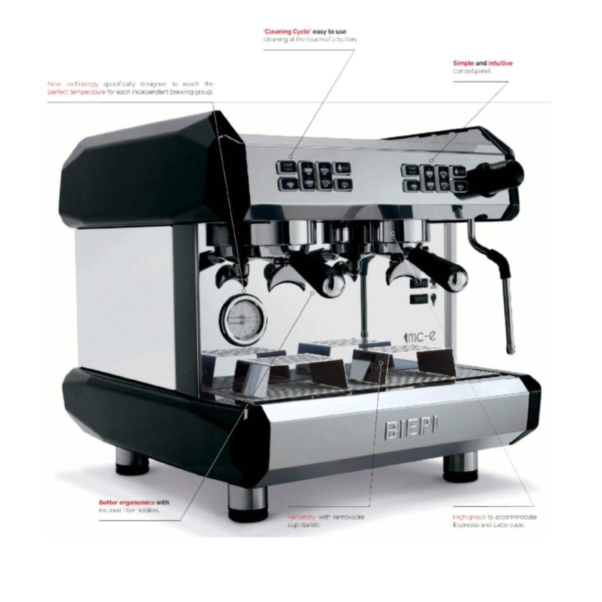 MC-E PRO Biepi Traditional Coffee Machine