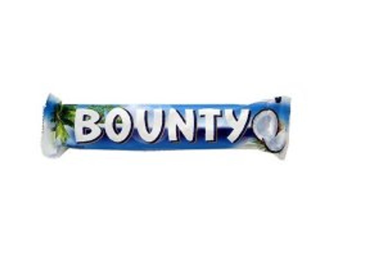 Bounty Milk Chocolate Bar 57g case of 24