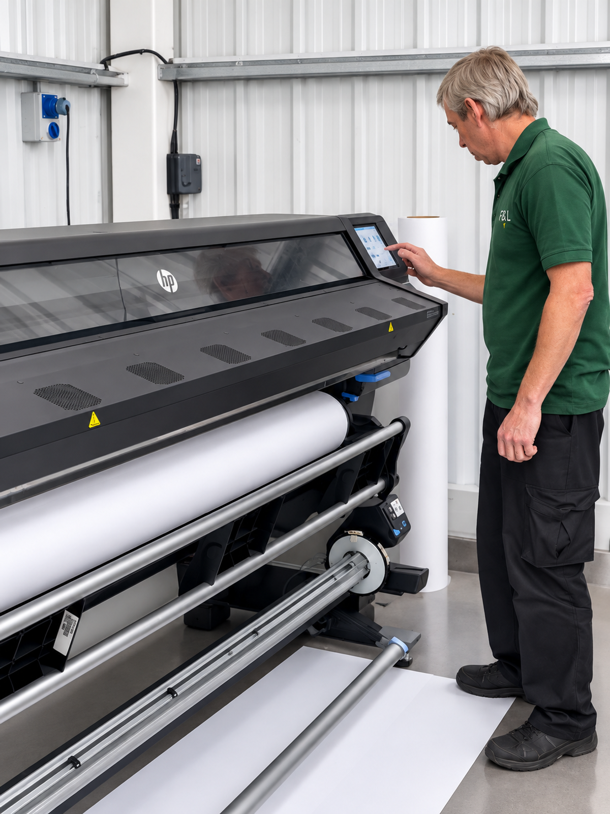 HP Latex Large scale printer for vending machine graphics