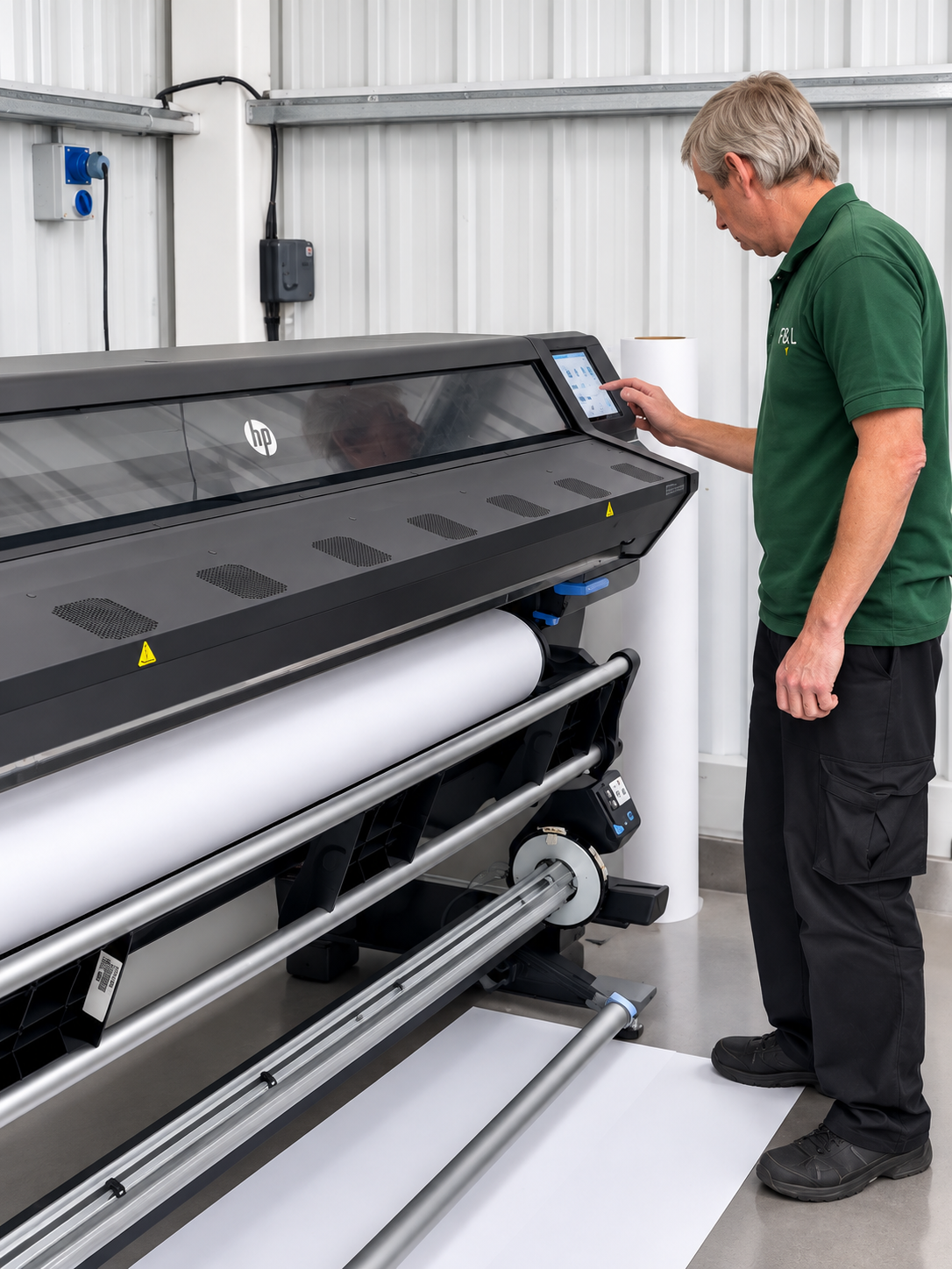 HP Latex Large scale printer for vending machine graphics