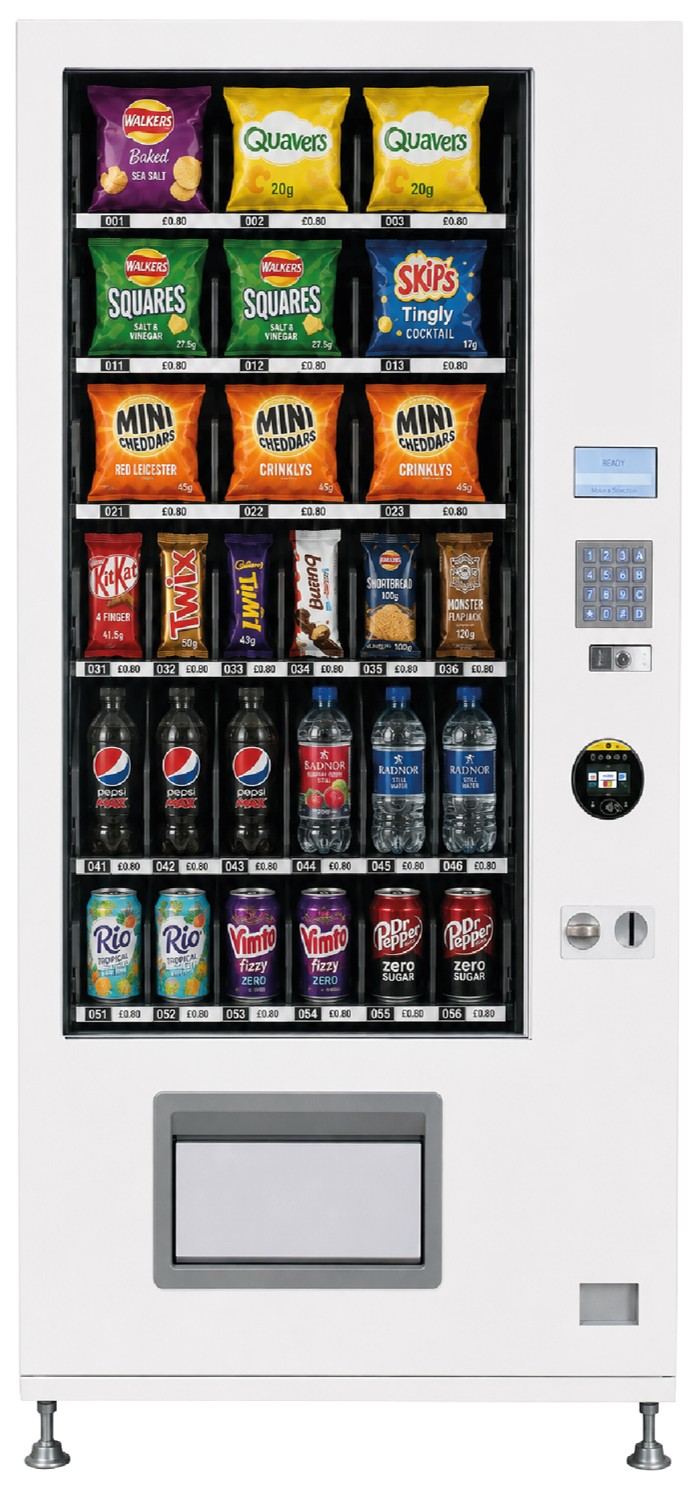 VendSmart Classic Compact 6 Combi snack and drink machine