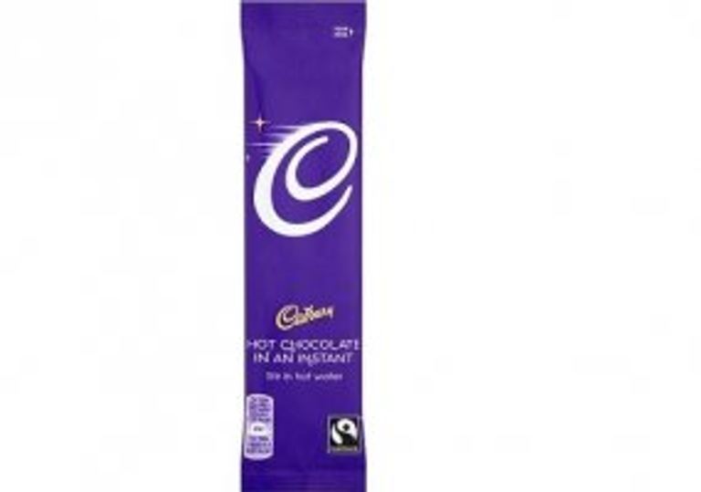 Cadbury Instant Hot Chocolate 28g sachets box of 50