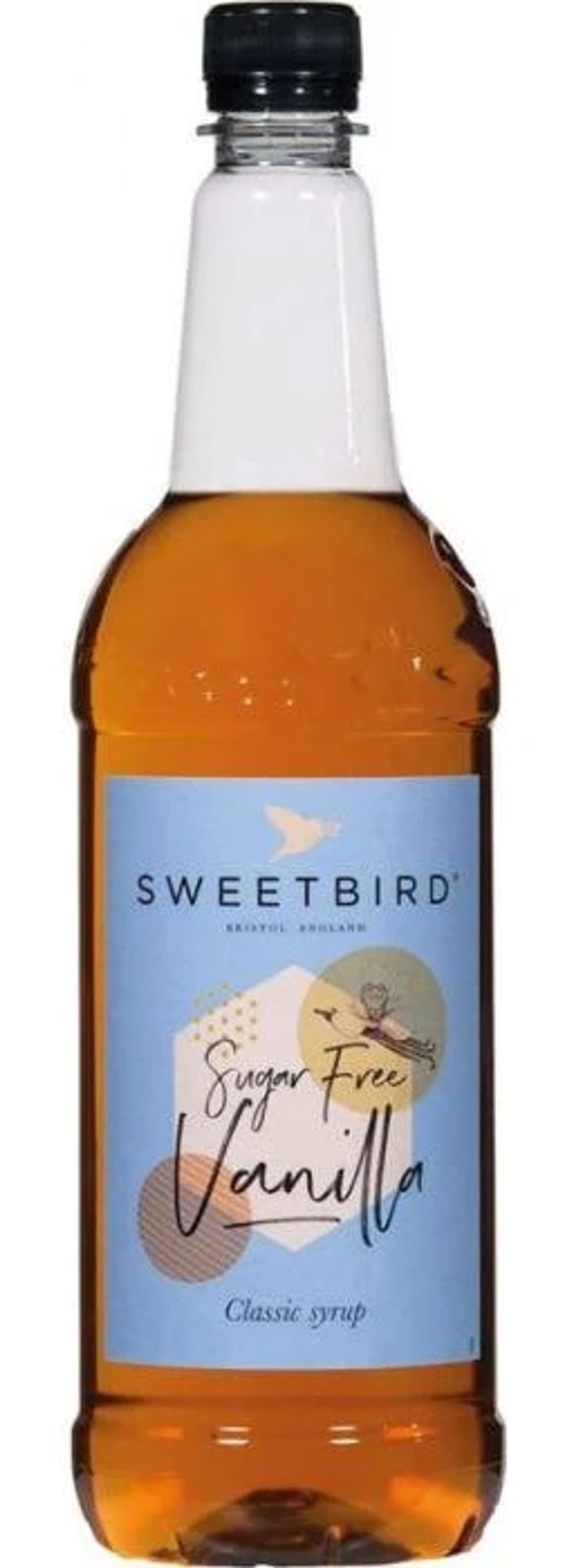 Sweetbird Sugar Free Vanilla Syrup 1-litre bottle