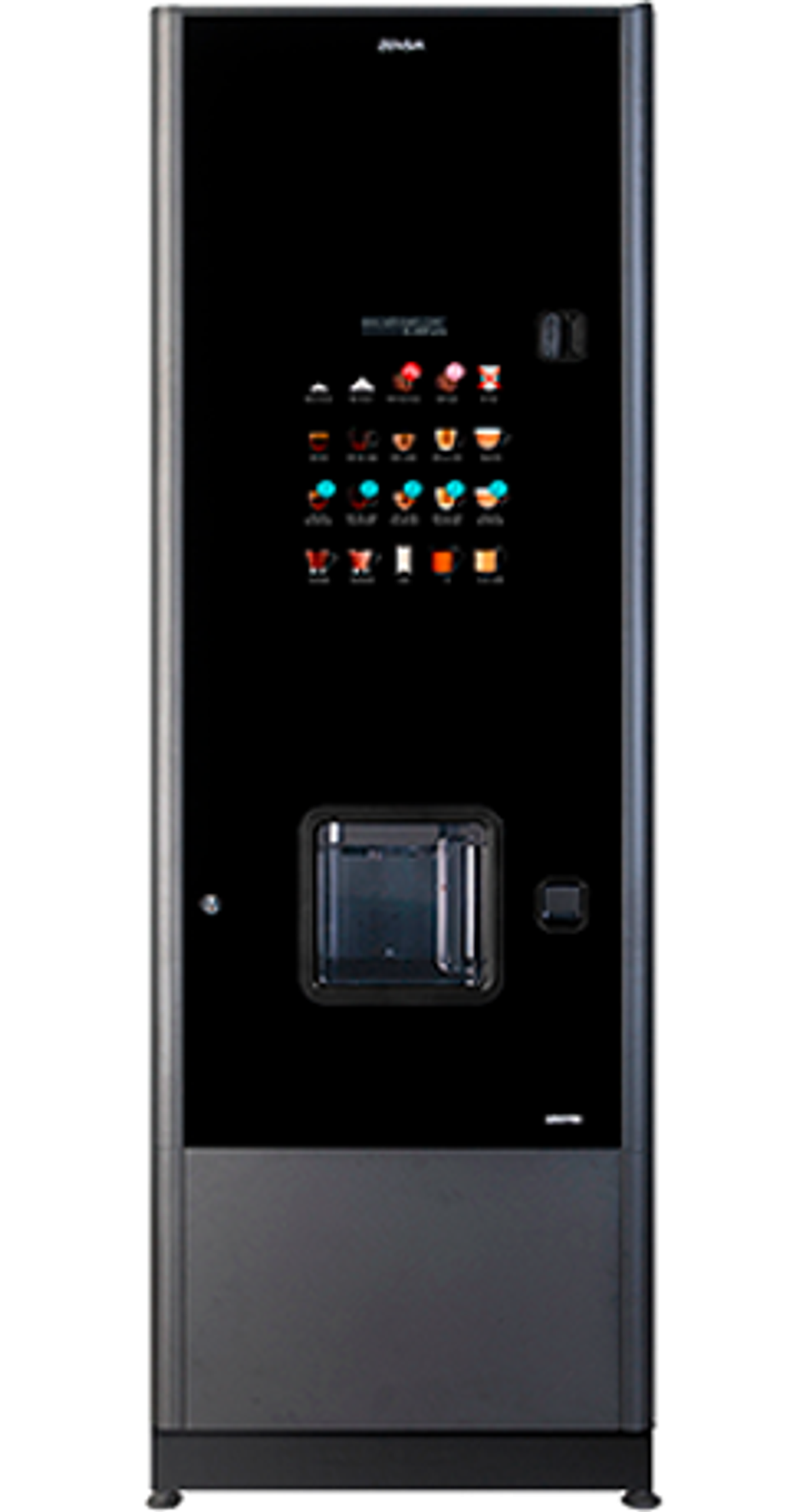 Zensia Espresso and Fresh Brew Tea commercial coffee vending machine