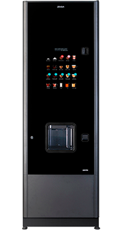 Zensia Espresso and Fresh Brew Tea commercial coffee vending machine