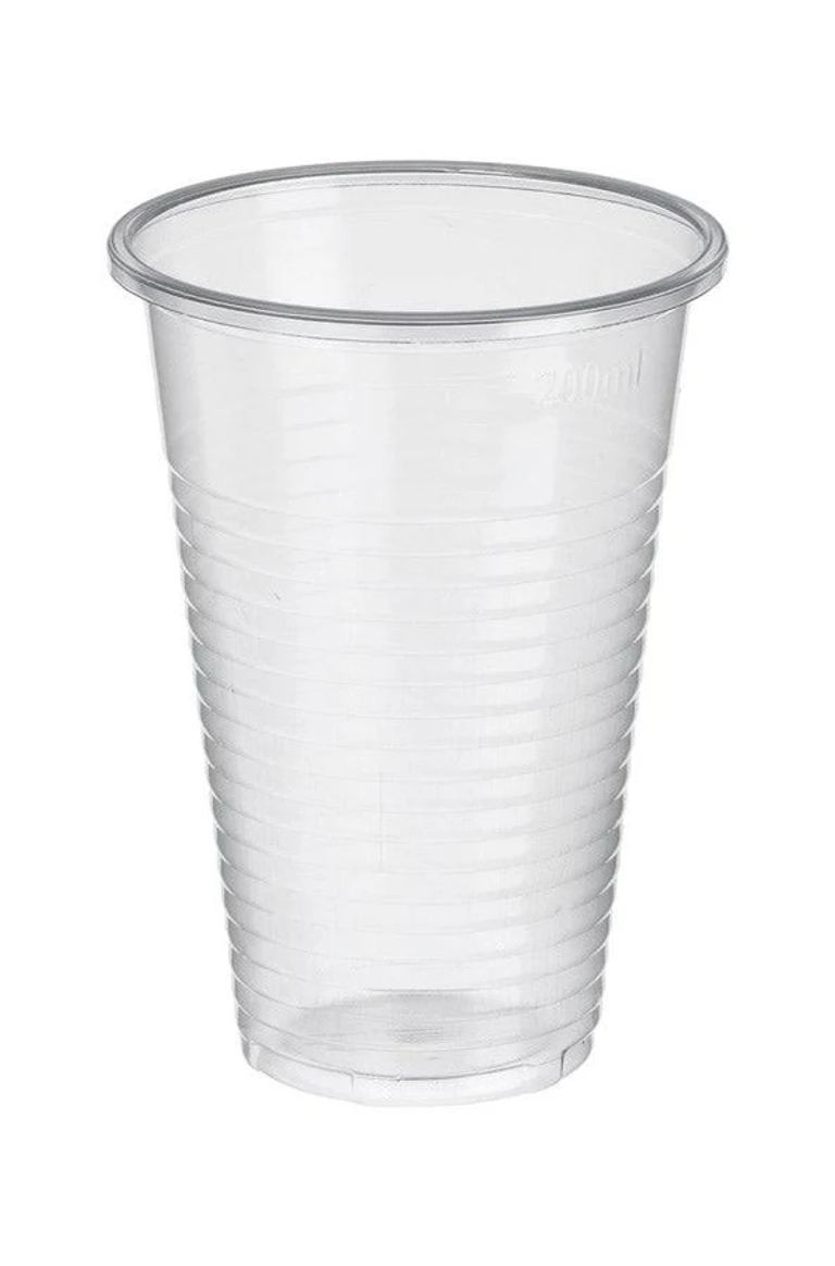 7oz clear plastic water cooler cups 1000 case