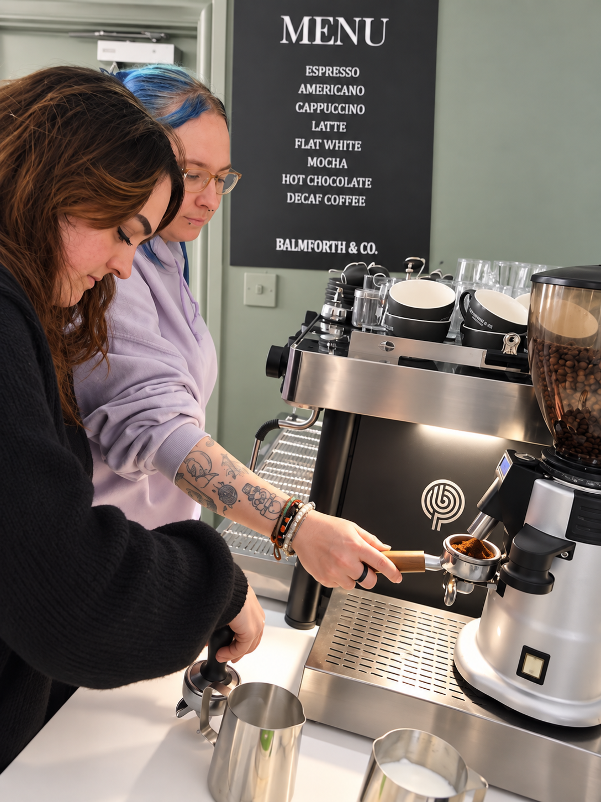 Barista training cofee