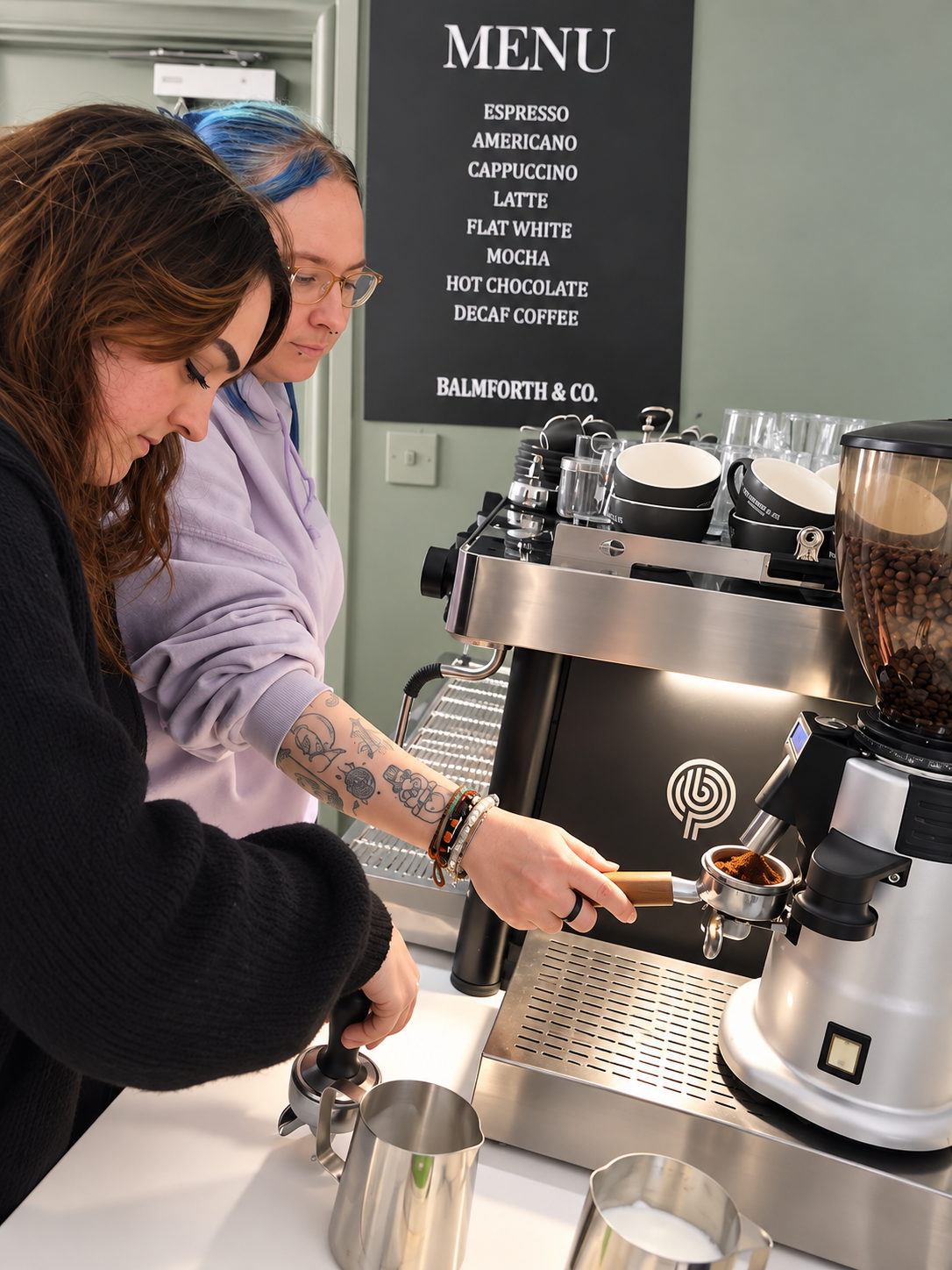 Barista training cofee