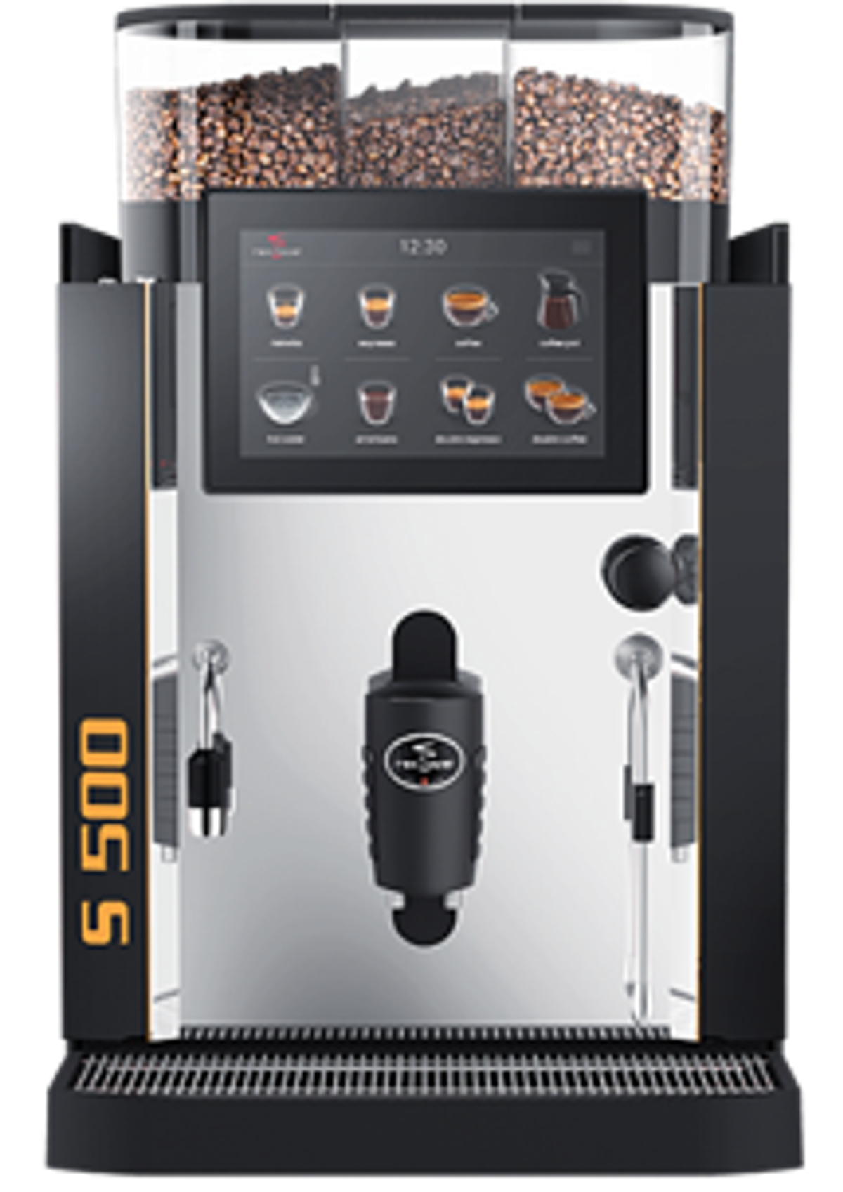 RSL 500 high-capacity bean to cup commercial coffee machine with milk chiller