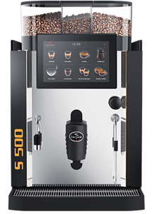 RSL 500 high-capacity bean to cup commercial coffee machine with milk chiller