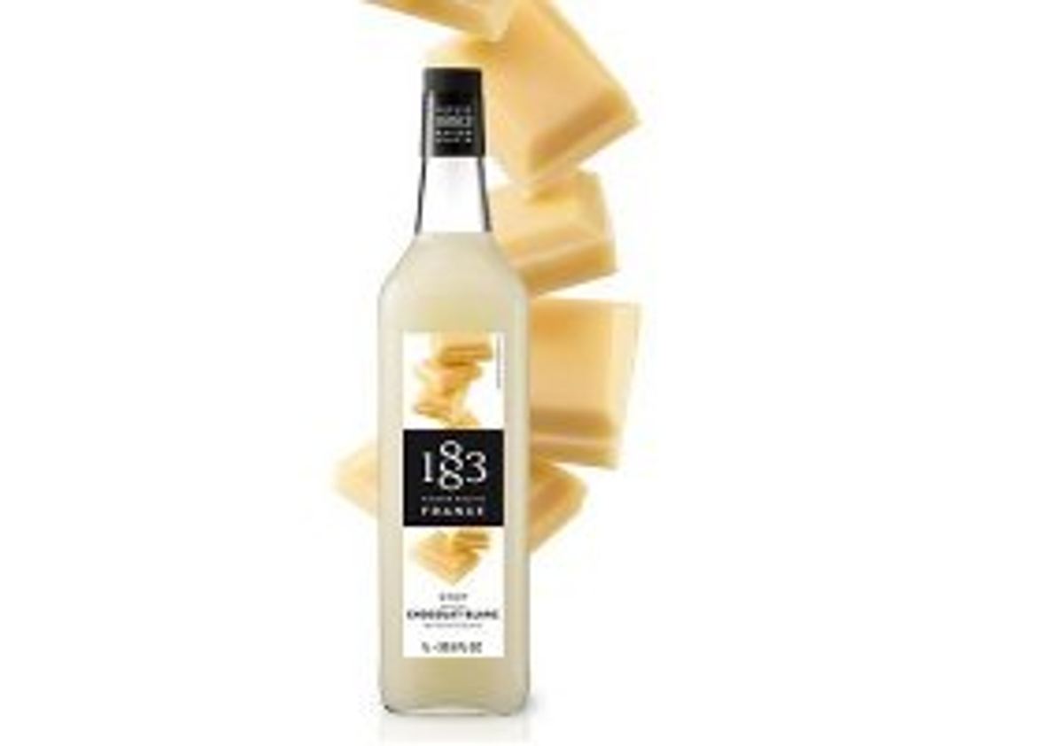 1883 Routin White Chocolate Syrup 1 Litre bottle