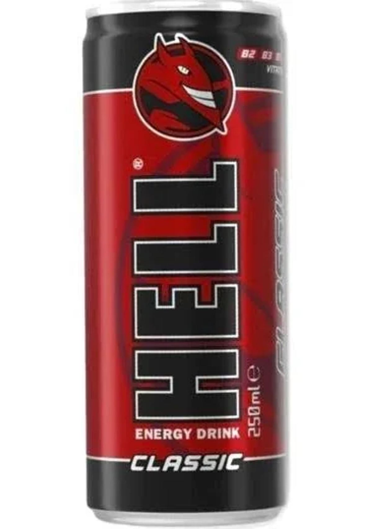 Hell Energy Drink Classic 250ml can 24 pack wholesale case