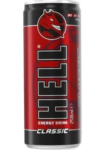 Hell Energy Drink Classic 250ml can 24 pack wholesale case