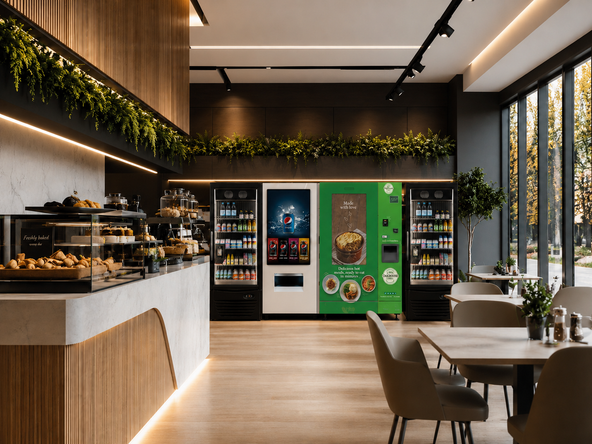 Subzero, VendSmart Media, Smart fridge in restaurant 