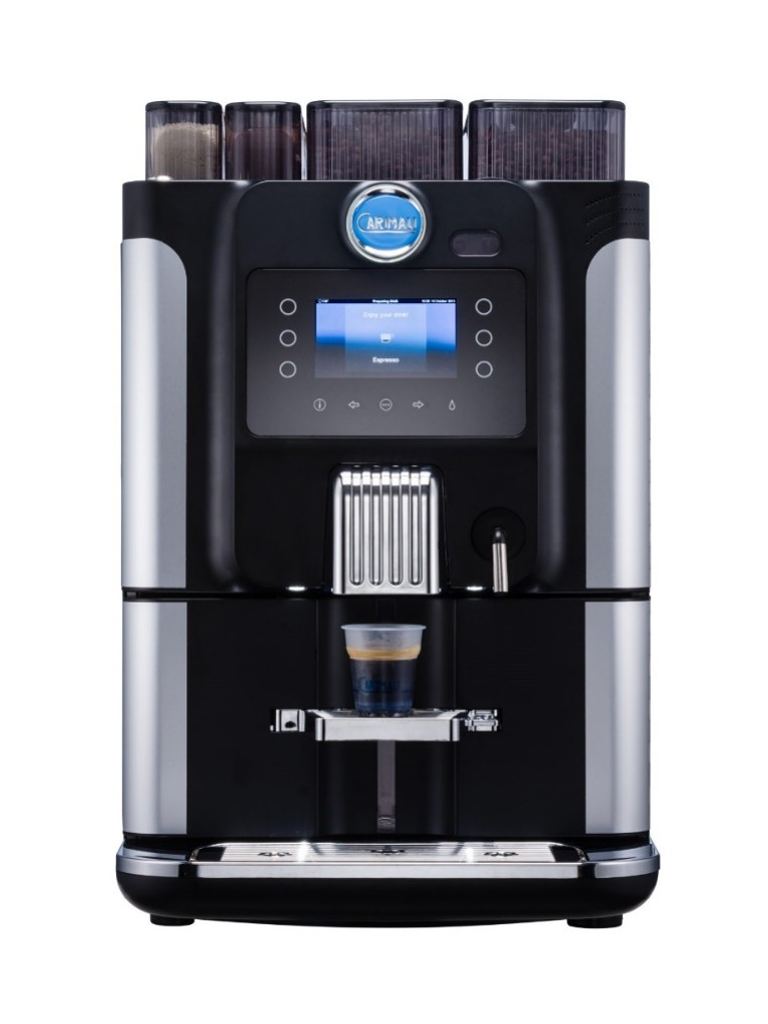 The Dot commercial bean to cup coffee machine with twin grinders