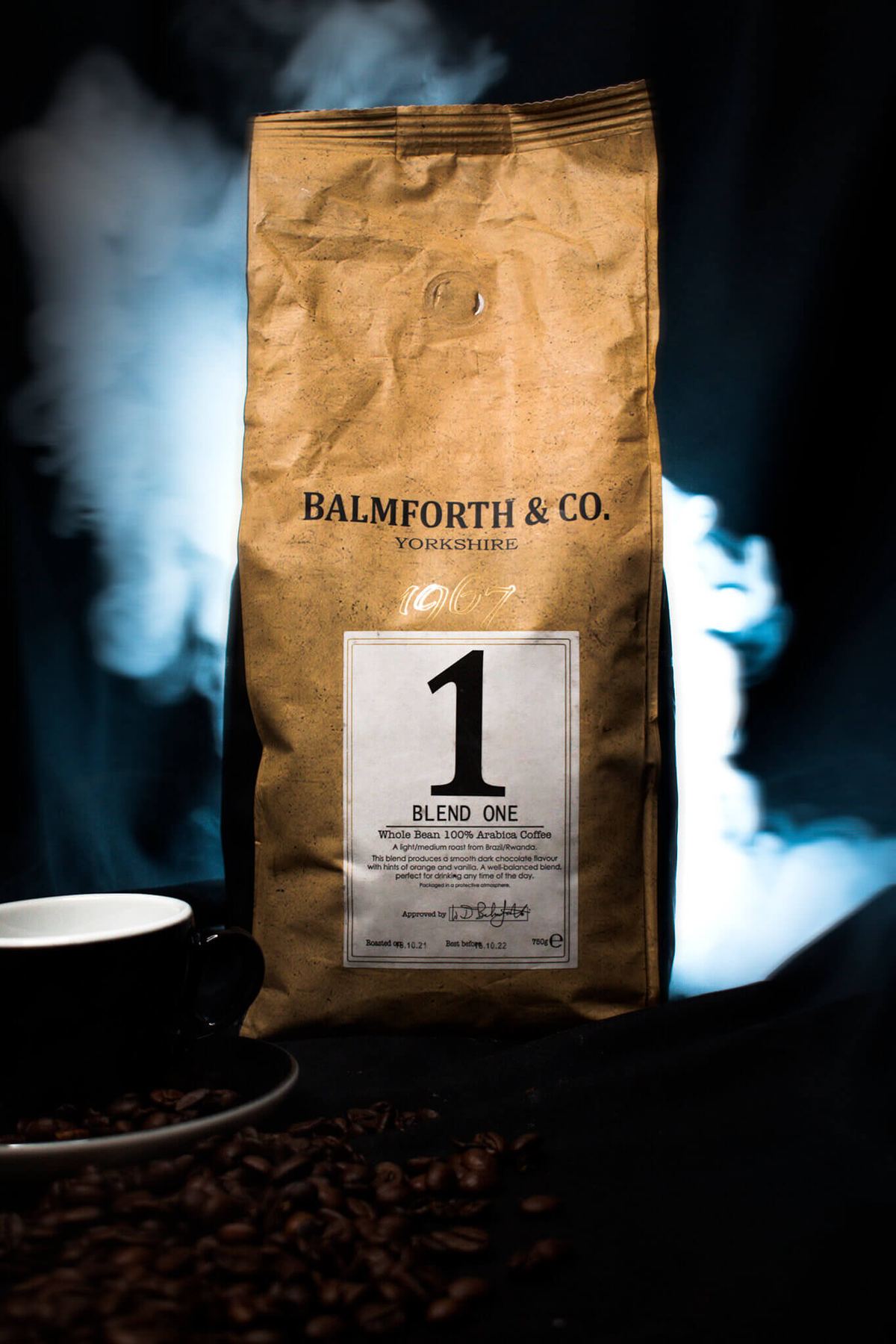 Balmforth & Co Blend 1 Whole Bean Coffee 1kg bag