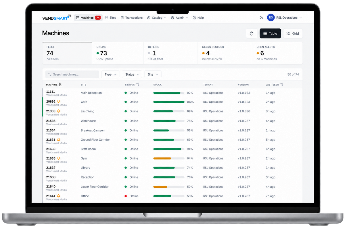 Vendsmart connect