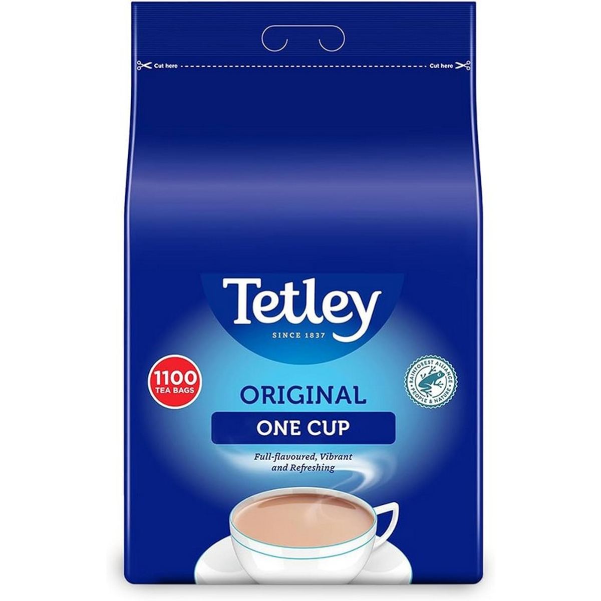 Tetley Original One Cup Teabags 1100 catering bag   