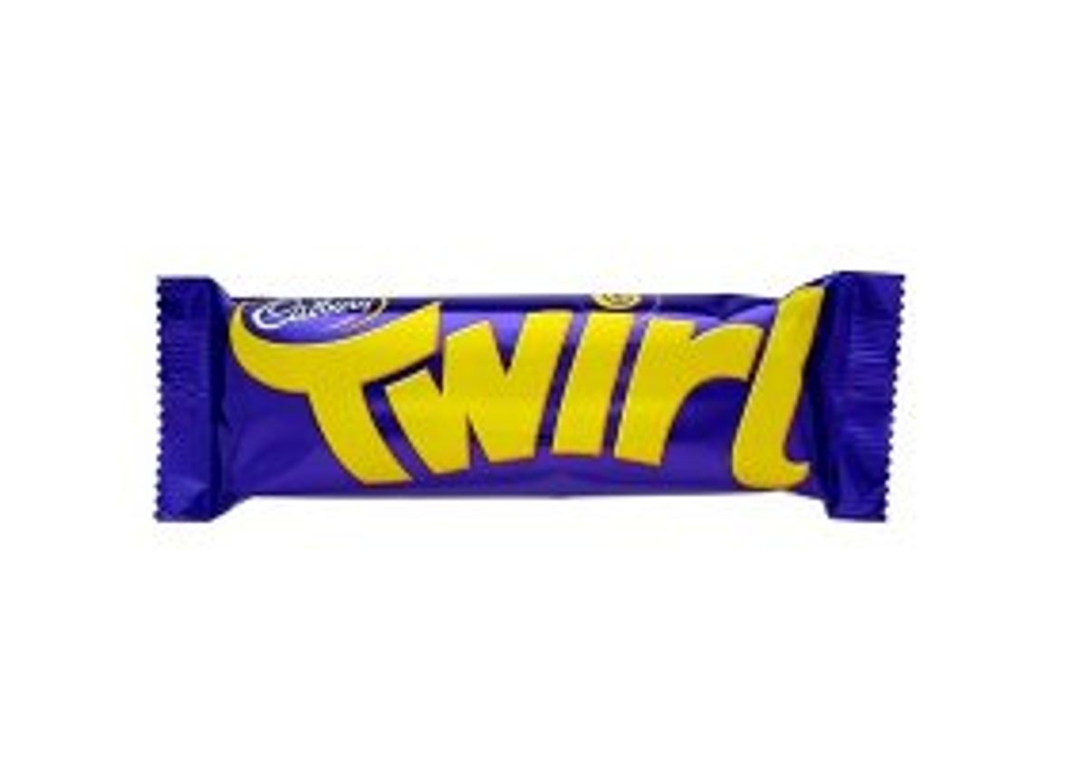 Cadbury Twirl Chocolate Bar 43g case of 48